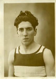 France Athletics Sport Cross Country Lucien Dolques Old Photo 1925