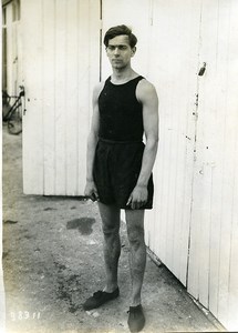 France Parc des Princes Athletics Sport Hans Holmer Old Photo 1914