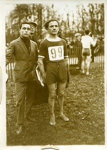 France Athletics Sport Loucharrd wins Cross of Intran Junior Race Old Photo 1924