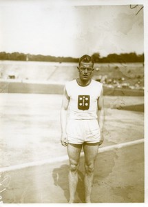 France Athletics Sport Athlete Runner Portrait Old Photo 1925