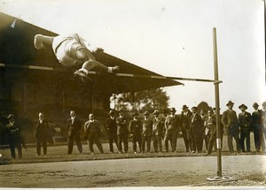 France Athletics Sport High Jump Old Photo 1925