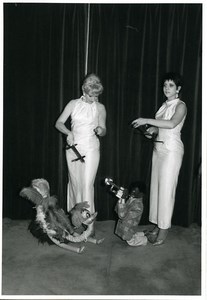 France Jany Privat Puppets Puppeteer Striptease Bar old photo Koruna 1962