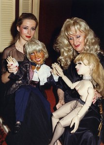 France Jany Privat Puppets Puppeteer Striptease old photo 1980