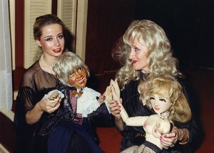 France Jany Privat Puppets Puppeteer Striptease old photo 1980