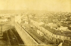 France Aigues Mortes Panorama City Walls Ramparts Old Neurdein Photo 1890