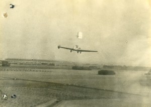 France? Aviation Weird Flying Machine Old Photo 1930