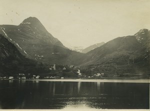 Norway Geirangerfjord & Nordfjord Fjords Glacier 10 Old Photos Amateur 1925