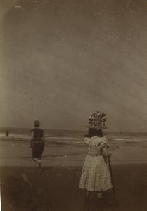 Belgium Blankenberghe & Ostend Beach Huts Seaside 7 Old amateur photos 1902