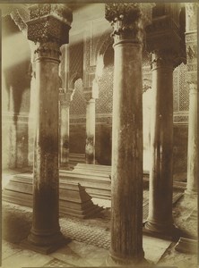 Morocco Marrakech Saadian sultans tombs Old Photo Felix 1915