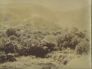 Algeria Gorges of Maâfa Village of Meradca Old Photo Emile Frechon 1900