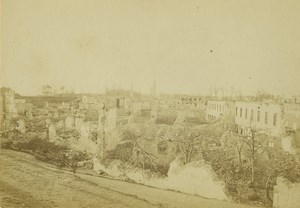 Strasbourg Wartime citadel general view Old Cabinet Photo Baudelaire 1870