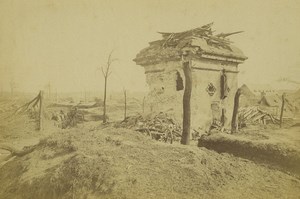Strasbourg Wartime Porte de Saverne Gate Old Cabinet Card Photo 1870
