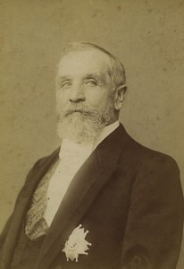 France President Emile Loubet Old Photo cabinet card Petit 1900