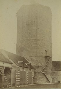 France Defense Tower Illiers Castle near Bonneval Old Photo 1894