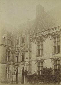France Chateaudun Castle Old Photo 1894