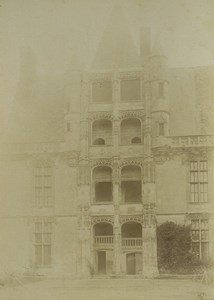 France Chateaudun Castle Main stairs Old Photo 1894