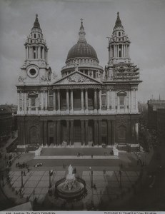 United Kingdom London St Paul Cathedral Old Stengel Photo 1897