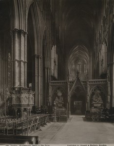 United Kingdom London Westminster abbey the Nave Old Stengel Photo 1897