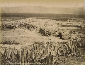 Greece Athens Areopagus Rock Old Photo Bonfils 1880