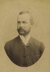 Australia Sydney Man Portrait Old Photo Cabinet Card King 1890
