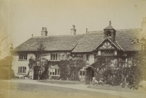 United Kingdom Manchester Clayton Hall Manor House Old Photo 1875