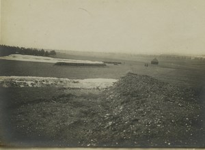 France WWI Somme Front Old Photo 1918