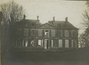France WWI Somme Front Nice House Ruins Old Photo 1918