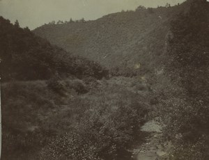 Belgium Countryside around Dinant Old Photo 1890