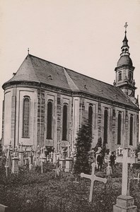 Germany Trier Treves Paulinskirche Old Photo Cabinet card 1890