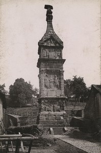 Germany Trier Treves Igeler Säule Igel Column Old Photo Cabinet card 1890