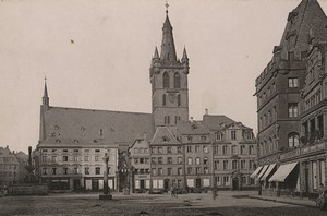 Germany Trier Treves Gangolfskirche Old Photo Cabinet card 1890