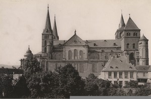 Germany Trier Treves Cathedral Dom Old Photo Cabinet card 1890