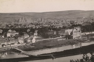 Germany Trier Treves Panorama Old Photo Cabinet card 1890