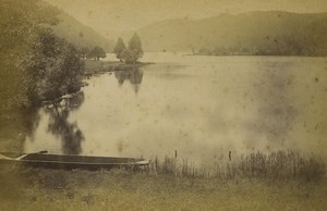 France Gerardmer Lac de Longemer Lake Old Photo Cabinet card Neurdein 1890