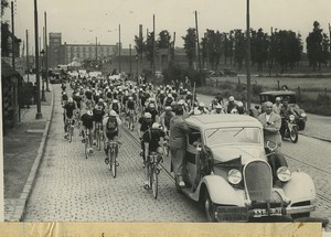 Photo Departure 3rd stage of the Tour de France Cycling Lille Rouen 1956