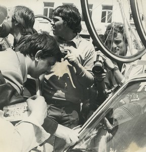 Photo stage 10 of the Tour de France 1979 Roubaix autograph hunting Cycling