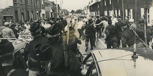 Photo stage 9 Tour de France 1979 Usinor Denain Metal Workers Strikers Cycling