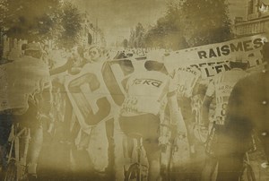 Photo stage 6 of the Tour de France 1980 Lille Communist activists Cycling