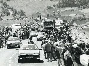 Photo Stage 2 Tour de France 1994 Boulogne sur Mer Advertising caravan Cycling