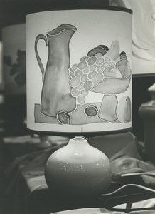 France Photographic Experiment Study Lamp Old Deplechin Photo 1970