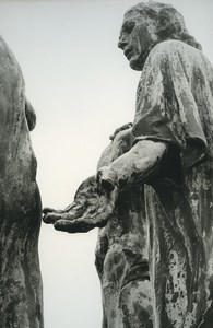 France Calais Photographic Experiment Study Statue Old Deplechin Photo 1970 #1