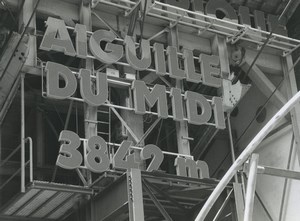 France Aiguille du Midi Photographic Study Old Deplechin Photo 1990