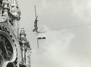 France Lille? Photographic Study Tightrope walker Old Deplechin Photo 1970 #3