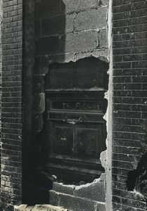 France Photographic Study Bricked up Door Old Deplechin Photo 1970