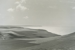 France Etretat Photographic Study Fields Seaside Old Deplechin Photo 1970 #1