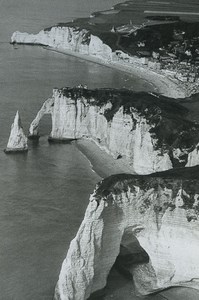 France Etretat Photographic Study Cliffs Seaside Old Deplechin Photo 1970 #5