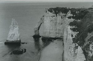 France Etretat Photographic Study Cliffs Seaside Old Deplechin Photo 1970 #7