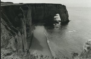 France Etretat Photographic Study Cliffs Seaside Old Deplechin Photo 1970 #11