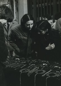 France Photographic Study Market Scene Old Deplechin Photo 1970 #2
