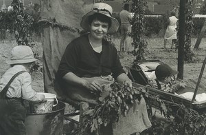 France Hop Harvest Photographic Study Old Deplechin Photo 1970